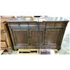 Image 3 : LEGACY CLASSIC 3 DOOR 3 DRAWER DARK WOOD CONTEMPORARY SIDEBOARD BUFFET