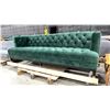 Image 2 : FOREST GREEN COUCH WITH BLACK/GOLD LEGS