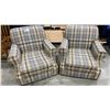 Image 3 : PAIR OF PLAID SOFA CHAIRS