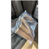 Image 4 : GROUP OF 4 DARK BROWN LEATHER CHAIRS
