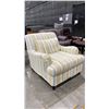 Image 2 : MULTI COLOUR STRIPED ARMCHAIR
