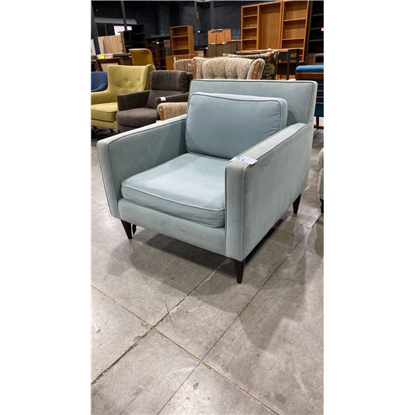BLUE MODERN ARMCHAIR