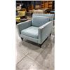 Image 1 : BLUE MODERN ARMCHAIR
