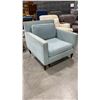 Image 2 : BLUE MODERN ARMCHAIR