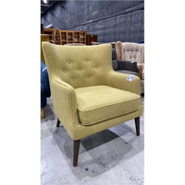 GREEN MODERN ARMCHAIR