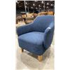 Image 1 : BLUE MODERN ARMCHAIR
