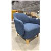 Image 2 : BLUE MODERN ARMCHAIR