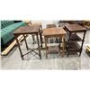 Image 2 : GROUP OF 6 ASSORTED SIDE/ACCENT TABLES