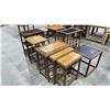 Image 2 : 5 ASSORTED SIDE TABLES AND SET OF 3 BARLEY TWIST CARVED NESTING TABLES