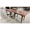 Image 3 : PAIR OF TEAK WOOD SIDE TABLES