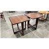 Image 4 : PAIR OF MATCHING TEAK WOOD SIDE TABLES