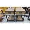 Image 1 : PAIR OF ONE DRAWER NIGHTSTANDS