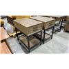 Image 3 : PAIR OF ONE DRAWER NIGHTSTANDS