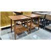 Image 3 : PAIR OF TEAK WOOD SIDE TABLES