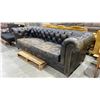 Image 2 : LEATHER BUTTON BACK SOFA (WORN)