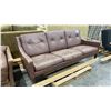 Image 3 : LEATHER 3 SEAT SOFA (WORN)