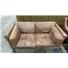 Image 3 : LEATHER 2 SEAT SOFA