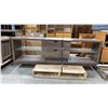 Image 3 : 2 DRAWER TV STAND WITH GLASS SHELVES
