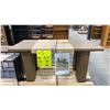 Image 1 : PAIR OF MATCHING WOOD SOFA TABLES