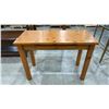 Image 1 : SINGLE DRAWER WOOD HALL TABLE