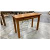Image 2 : SINGLE DRAWER WOOD HALL TABLE