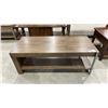 Image 1 : WOOD 2 TIER COFFEE TABLE