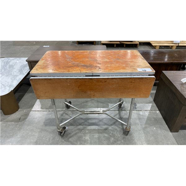 ROLLING FOLDING SIDE TABLE