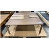 Image 1 : BROWN MODERN SQUARE COFFEE TABLE