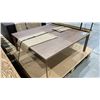 Image 3 : BROWN MODERN SQUARE COFFEE TABLE