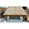 Image 1 : RUSTIC WOOD SQUARE COFFEE TABLE