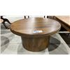 Image 1 : ROUND MODERN WOOD COFFEE TABLE