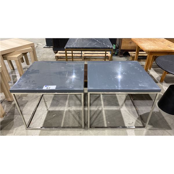 GROUP OF 3 SIDE TABLES