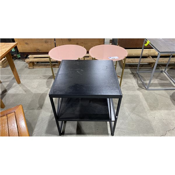 GROUP OF 3 SIDE TABLES