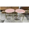 Image 2 : GROUP OF 3 SIDE TABLES