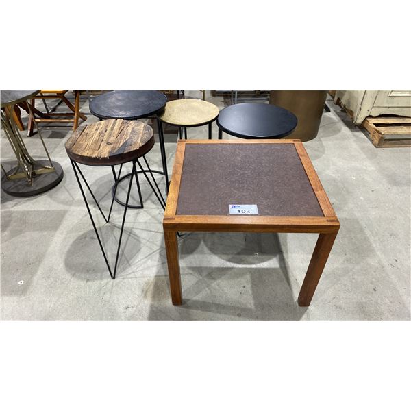 GROUP OF 4 SIDE TABLES