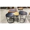 Image 2 : GROUP OF 4 SIDE TABLES
