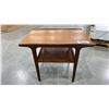 Image 2 : PAIR MCM DANISH TEAK END TABLES AND 3 LEGGED TEAK SIDE TABLE