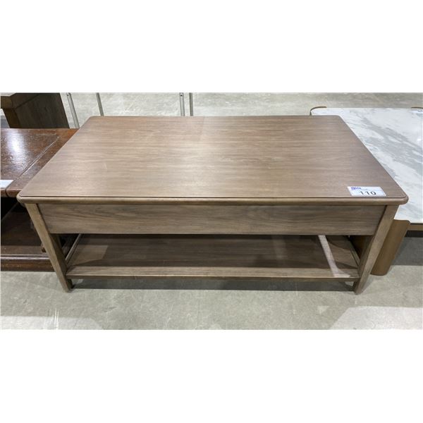 2 TIER WOOD COFFEE TABLE