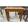 Image 1 : 2 DRAWER ANTIQUE HALL TABLE
