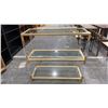 Image 2 : 3 TIER GLASS SHELF HALL TABLE