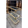 Image 3 : 3 TIER GLASS SHELF HALL TABLE
