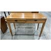 Image 1 : 2 DRAWER WOOD HALL TABLE