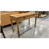 Image 3 : 2 DRAWER WOOD HALL TABLE