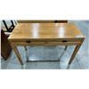 Image 4 : 2 DRAWER WOOD HALL TABLE