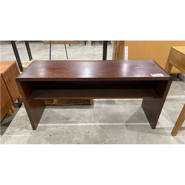 MID CENTURY MODERN ROSEWOOD SOFA/HALL TABLE