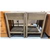 Image 3 : PAIR OF WOOD NIGHT STANDS