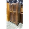 Image 1 : 2 DOOR ARMOIRE WITH STORAGE CUBBIES