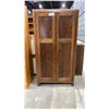 Image 3 : 2 DOOR ARMOIRE WITH STORAGE CUBBIES