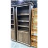 Image 1 : 2 DOOR WOOD BOOKSHELF
