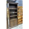 Image 2 : 2 DOOR WOOD BOOKSHELF